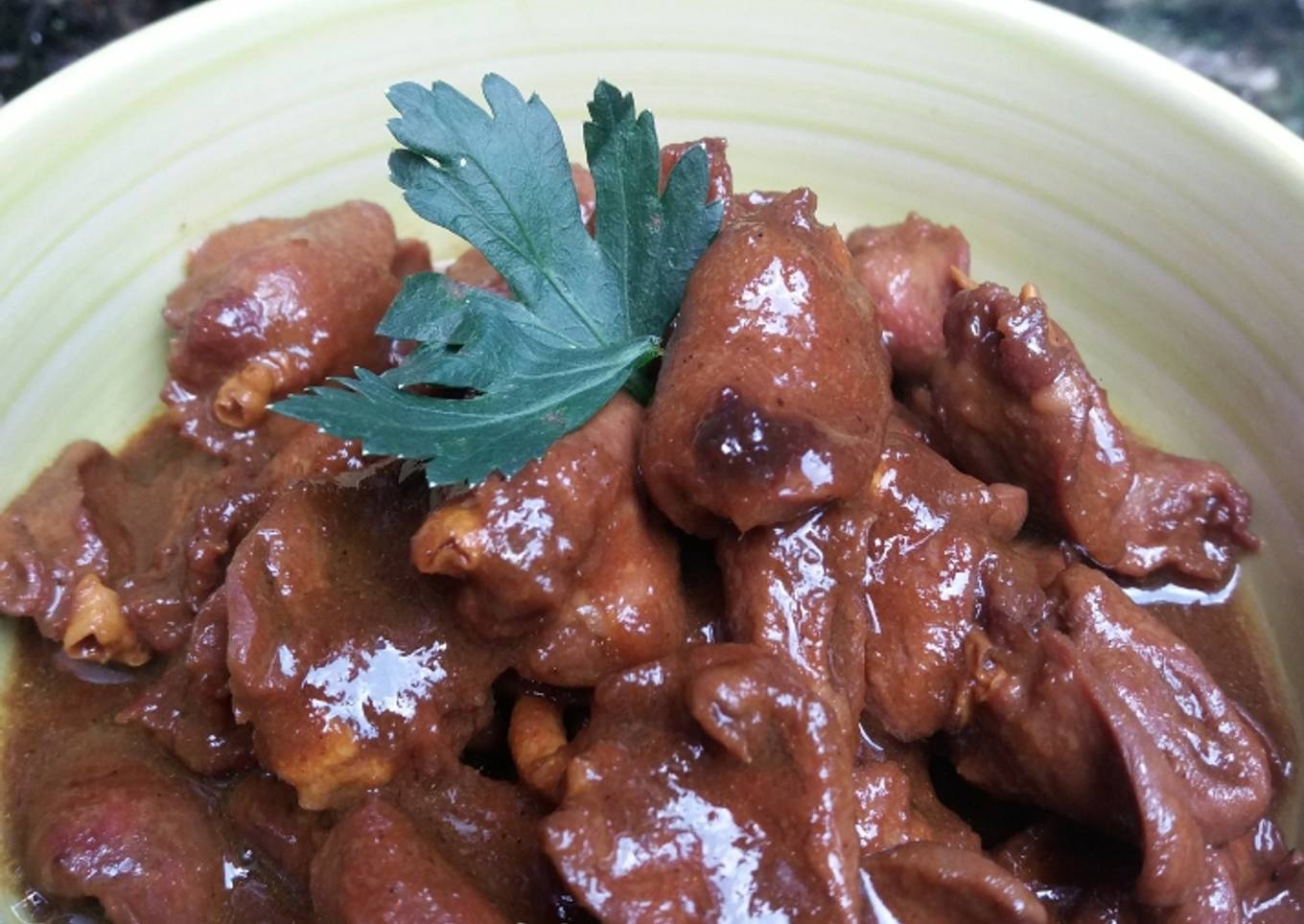 Jantung Ayam Masak Kecap
