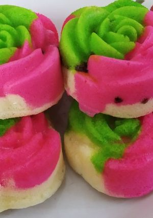 Foto resep 17. Bolu Kukus Mawar