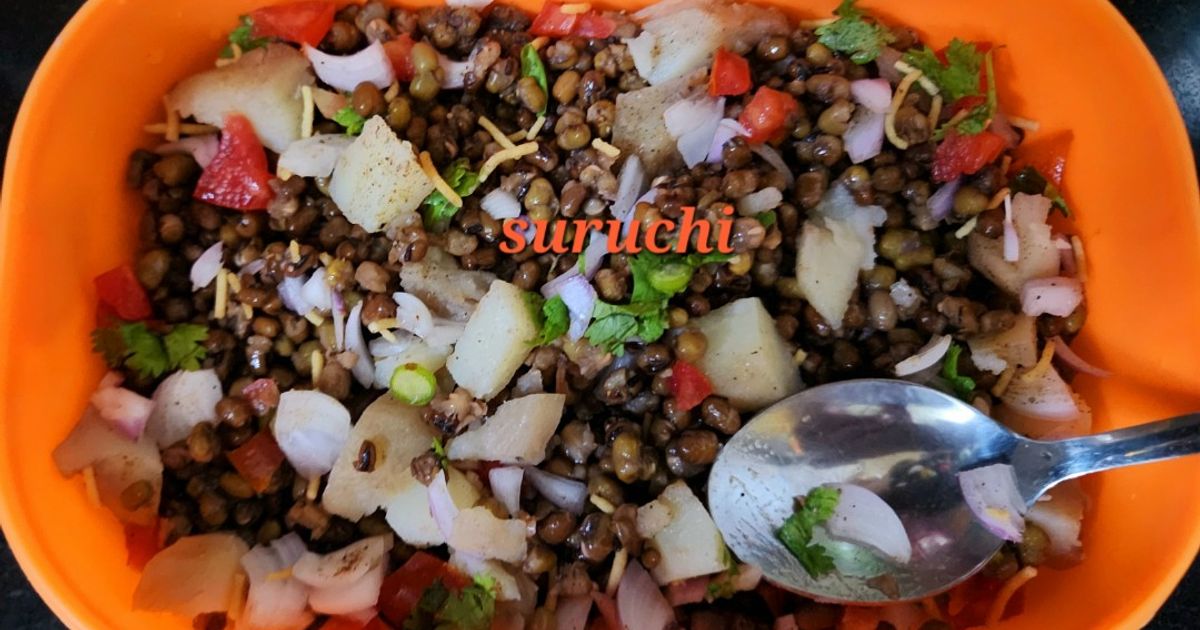 5 Minutes Mung Beans Chat Recipe by Suruchi (Dr. Ruchi Sharma) - Cookpad