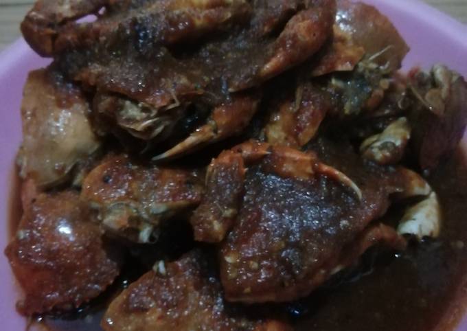 Kepiting pedas asam manis