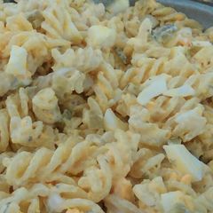 A picture of Simple egg & macaroni salad.