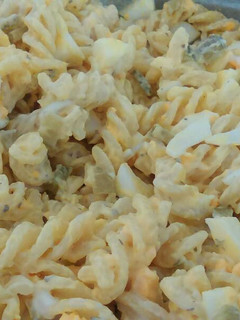 A picture of Simple egg & macaroni salad.