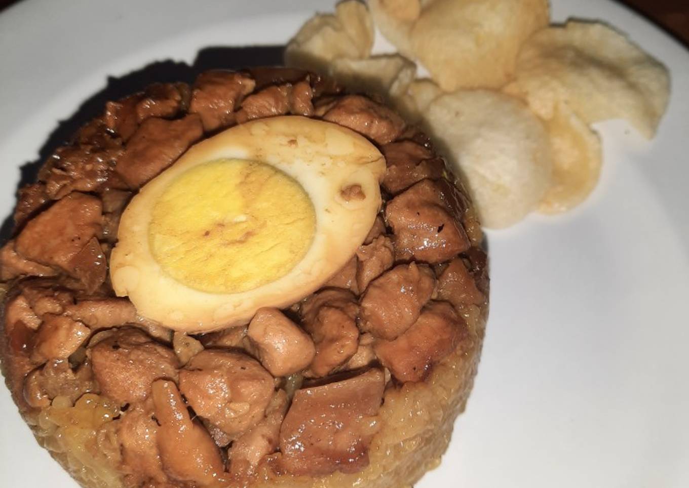 Resep Nasi tim ayam Anti Gagal