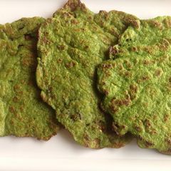 A picture of Spinach Corn and Lentils Pancakes/Cheela.