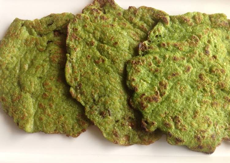 Spinach Corn and Lentils Pancakes/Cheela