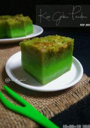 Foto resep Kue gabin pandan