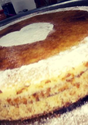 صورة لوصفة كيــــكةة طبقـــات القـــرفةة 😍