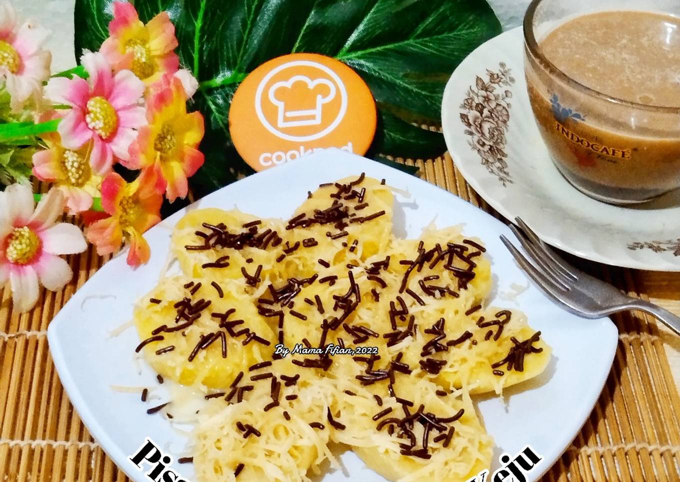 Pisang Tanduk Kukus Keju