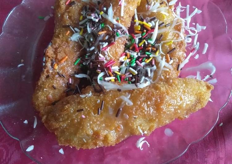 Pisang Barangan krispy.