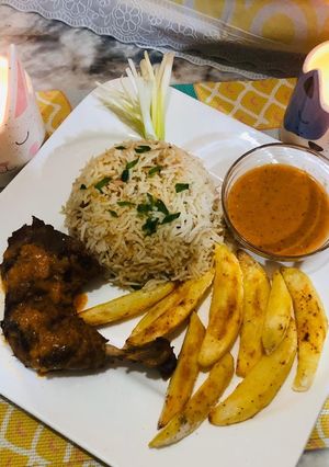 A picture of Nandos peri peri Chicken.