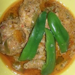 A picture of Chicken shimla mirch.