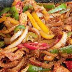 A picture of My quick Mexican stir fry.