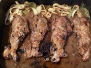 A picture of pork steak