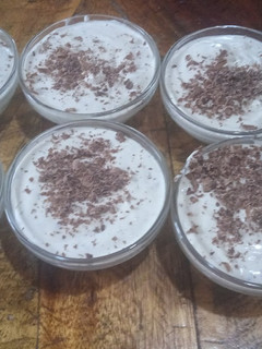 Una foto de Mousse de plátano