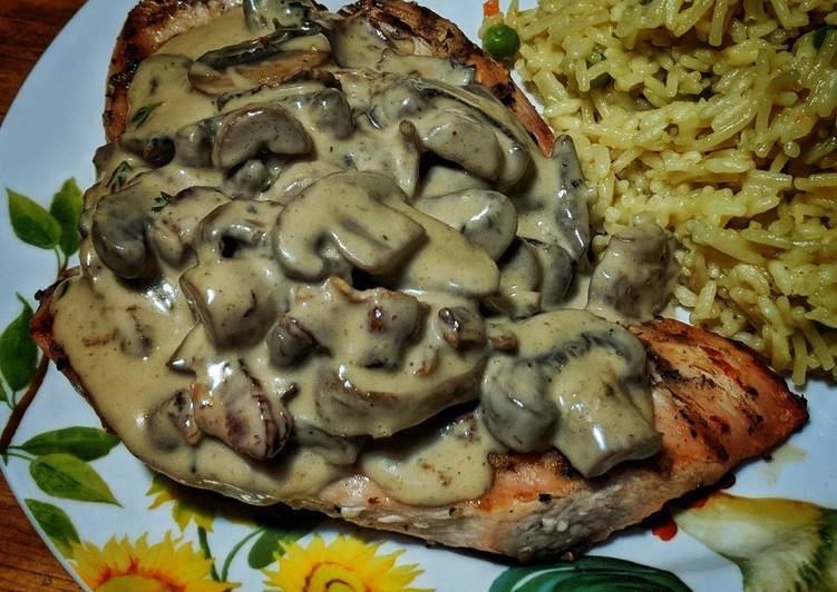 Simple Way to Make Perfect Mushroom &amp; Bacon Cream Sauce