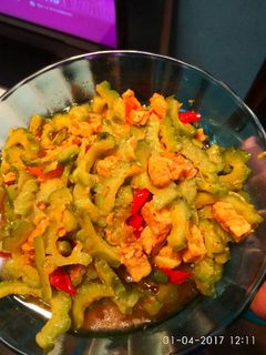 Foto resep Tumis pare tempe