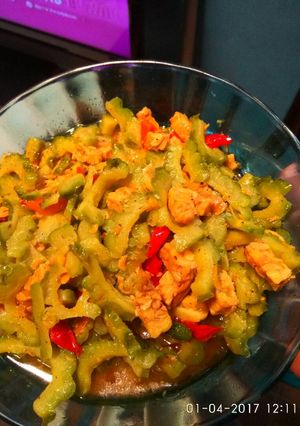 Foto resep Tumis pare tempe