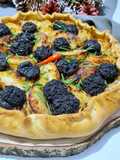 Tarte rustique au boudin antillais