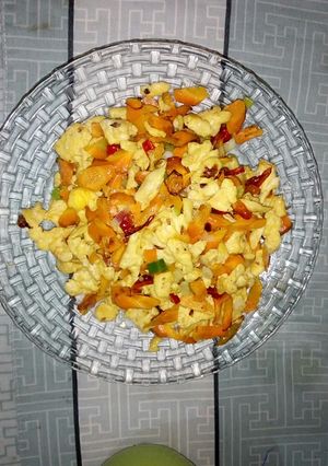 Foto resep Telor Orak Arek Wortel