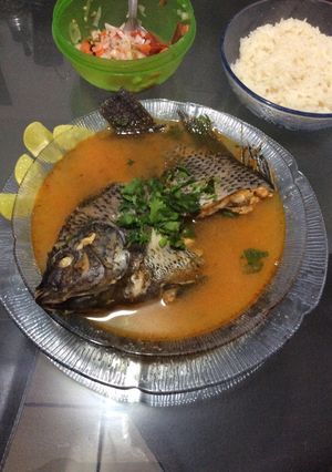 Una foto de Caldo de pescado de mamá tabasqueña