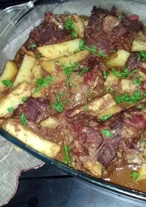 صورة لوصفة كباب حلة بالبطاطس