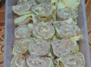 Foto resep Chicken Egg Roll (Frozen Food)
