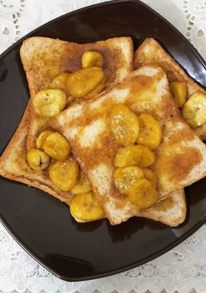 Foto resep Banana Caramel Lime (Lemon) Toast