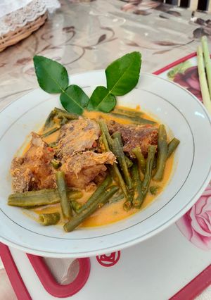 Foto resep Gulai kacang panjang ikan goreng khas Bengkulu