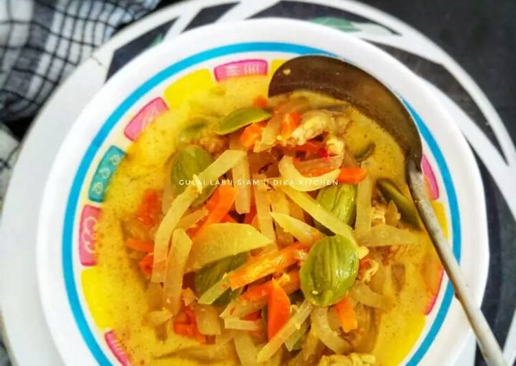 Resep Gulai labu siam Anti Gagal