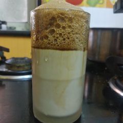 A picture of Dalgona coffee.