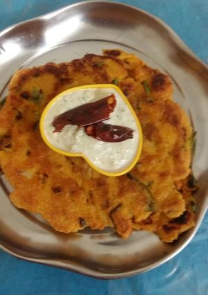 A picture of Makkai attae ki bhakri.