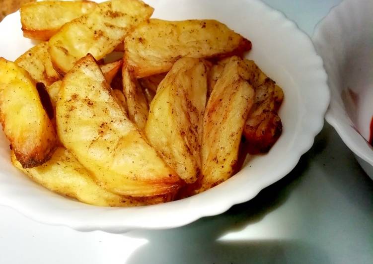 Baked potato wedges