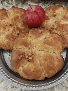 عکسی از دستور نان سیب و عسل
