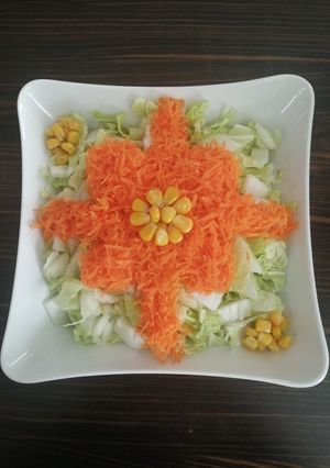 عکسی از دستور تزئین سالاد