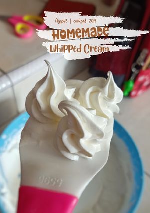 A picture of ❤Homemade Whipped Cream.