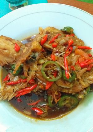 Foto resep Tumis asin tulang kakap/jambal