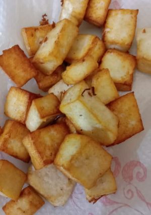 A picture of Fried paneer.