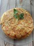 Tortilla de papas sobrantes (hervidas)