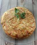 Tortilla de papas sobrantes (hervidas)