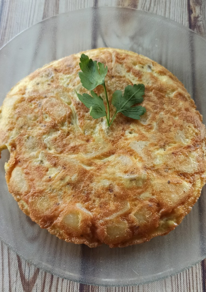 Una foto de Tortilla de papas sobrantes (hervidas)