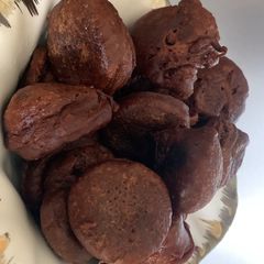 A picture of Chocolate puff puff.