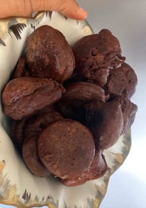 A picture of Chocolate puff puff.