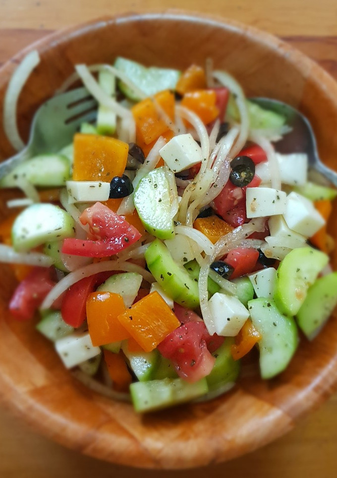 Una foto de Ensalada griega tradicional