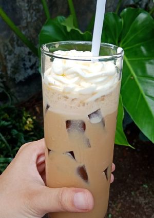 Foto resep Ice Vanilla latte Cincau