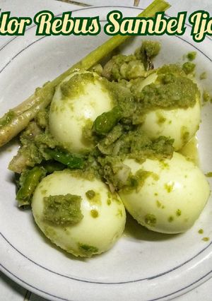 Foto resep Telur Rebus Sambel Ijo