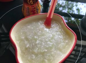 Hình của món Cháo cá basa nấu bầu (cho bé ăn dặm +7m).