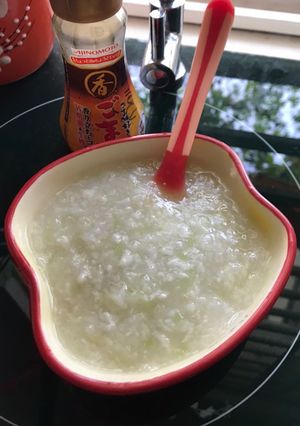 Hình của món Cháo cá basa nấu bầu (cho bé ăn dặm +7m).