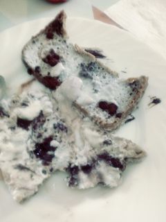 Una foto de Torrijas al horno con leche de coco