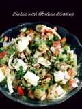 Salad with Italian dressing
