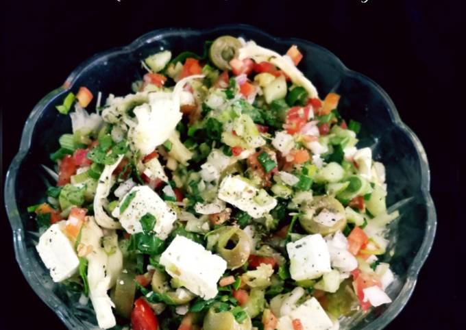 Recipe of Jamie Oliver Salad with Italian dressing